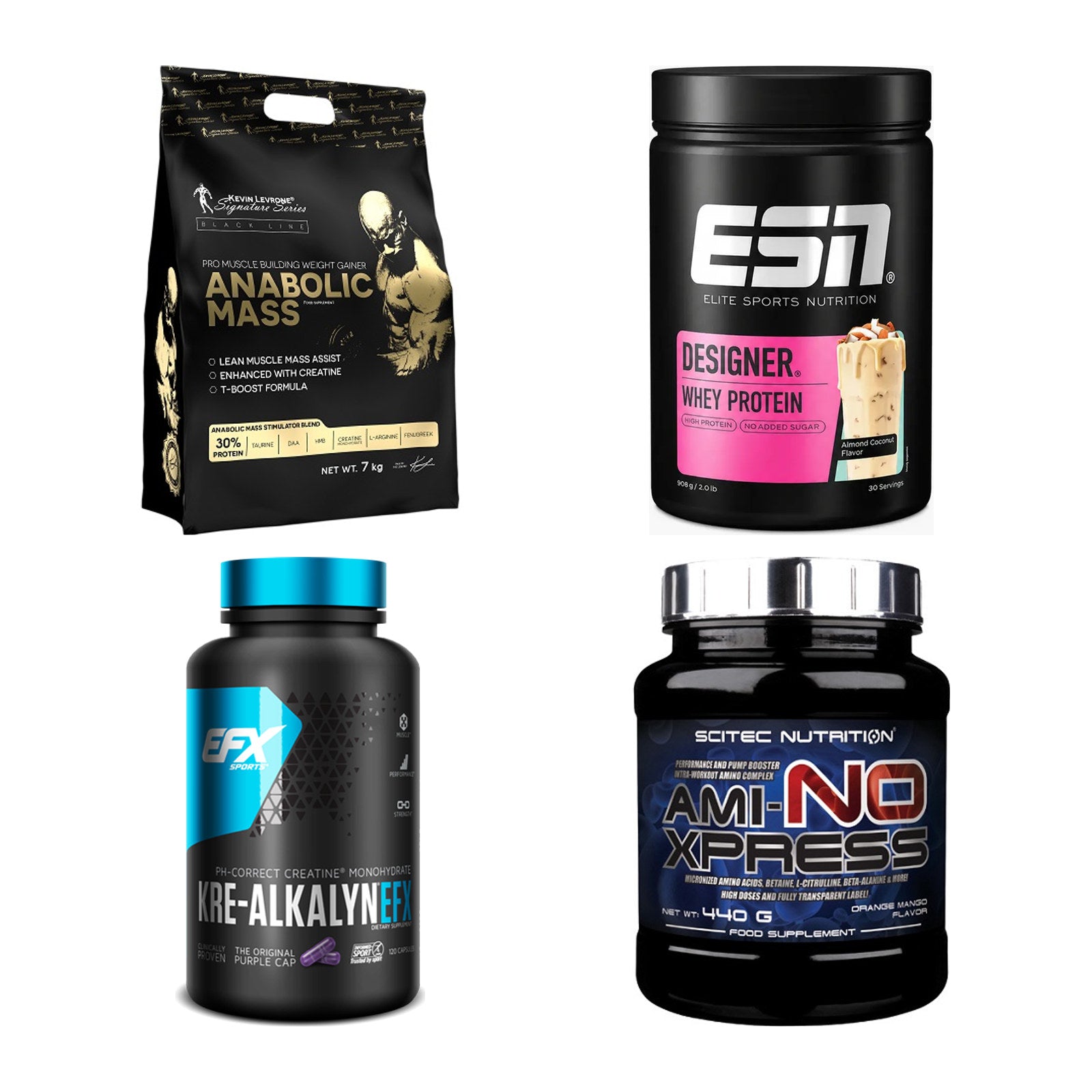 Masseaufbau für Fortgeschrittene: Kevin Levrone Anabolic + 3 weitere – alle enthaltenen Artikel