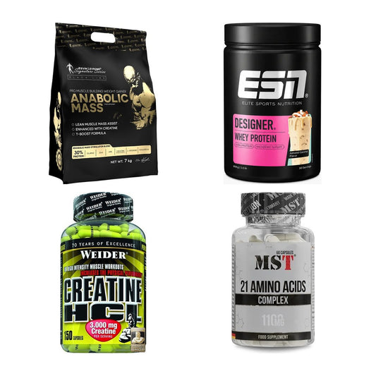 Masseaufbau für Fortgeschrittene: Kevin Levrone Anabolic + 3 weitere – alle enthaltenen Artikel