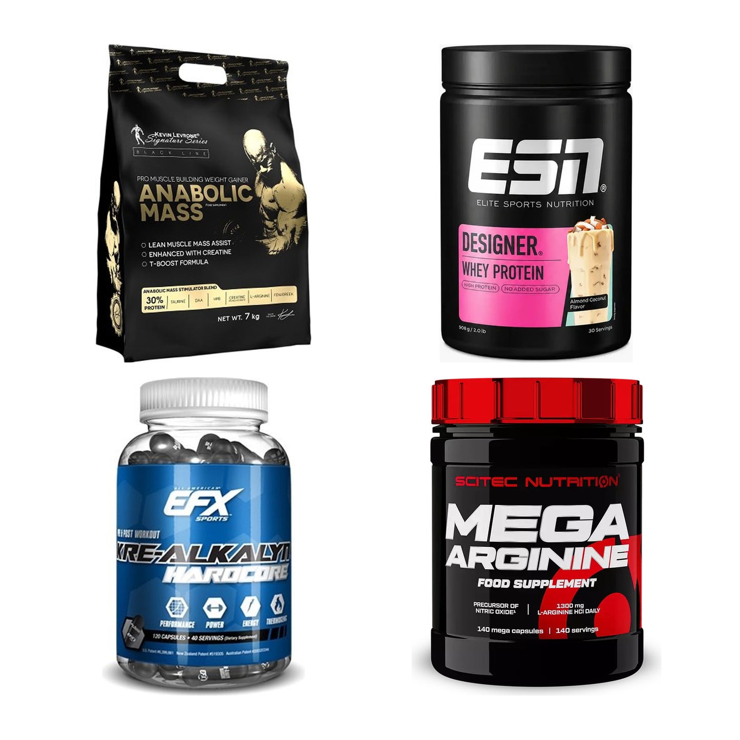 Masseaufbau für Fortgeschrittene: Kevin Levrone Anabolic + 3 weitere – alle enthaltenen Artikel