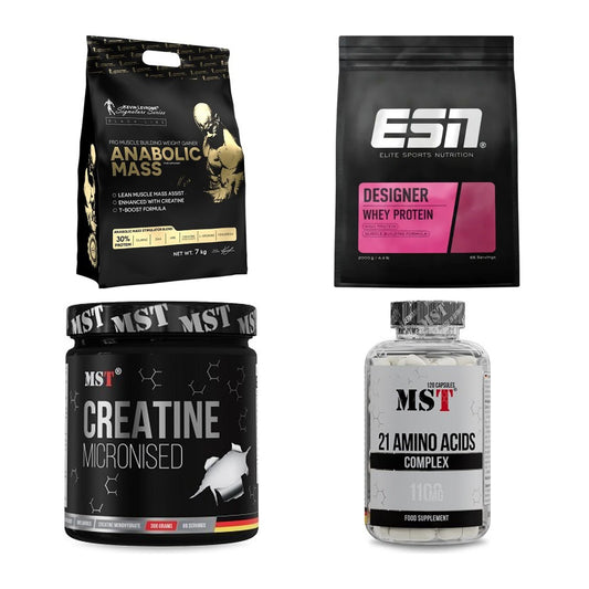 Masseaufbau für Fortgeschrittene: Kevin Levrone Anabolic + 3 weitere – alle enthaltenen Artikel