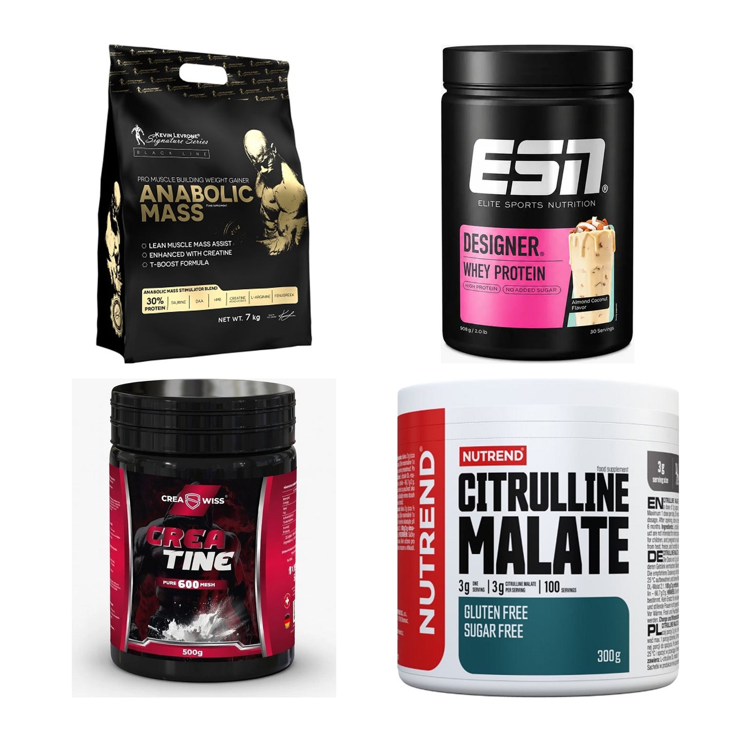 Masseaufbau für Fortgeschrittene: Kevin Levrone Anabolic + 3 weitere – alle enthaltenen Artikel