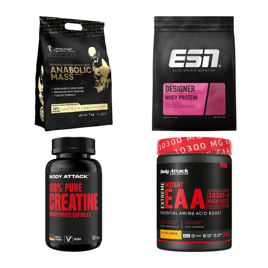 Masseaufbau für Fortgeschrittene: Kevin Levrone Anabolic + 3 weitere – alle enthaltenen Artikel