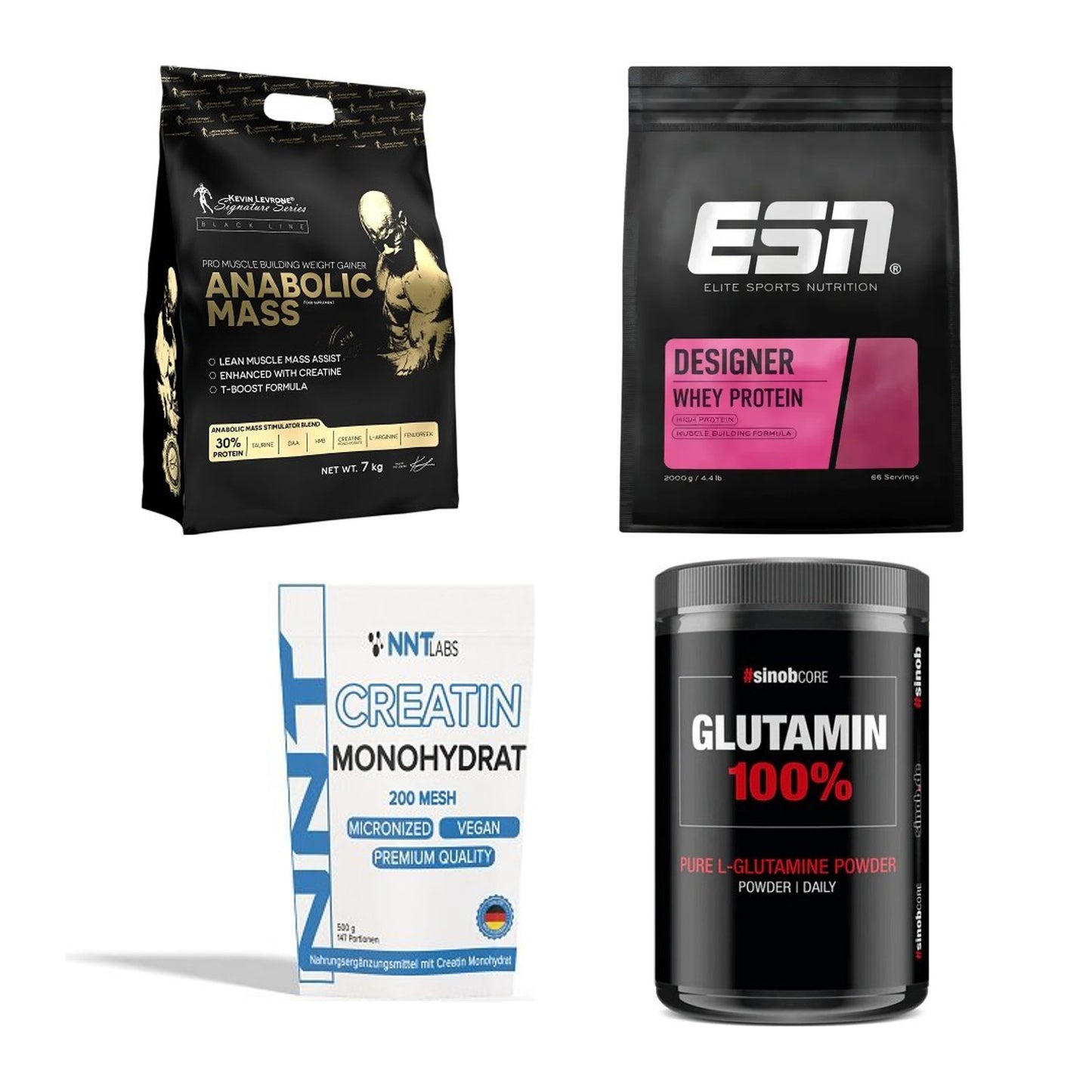 Masseaufbau für Fortgeschrittene: Kevin Levrone Anabolic + 3 weitere – alle enthaltenen Artikel