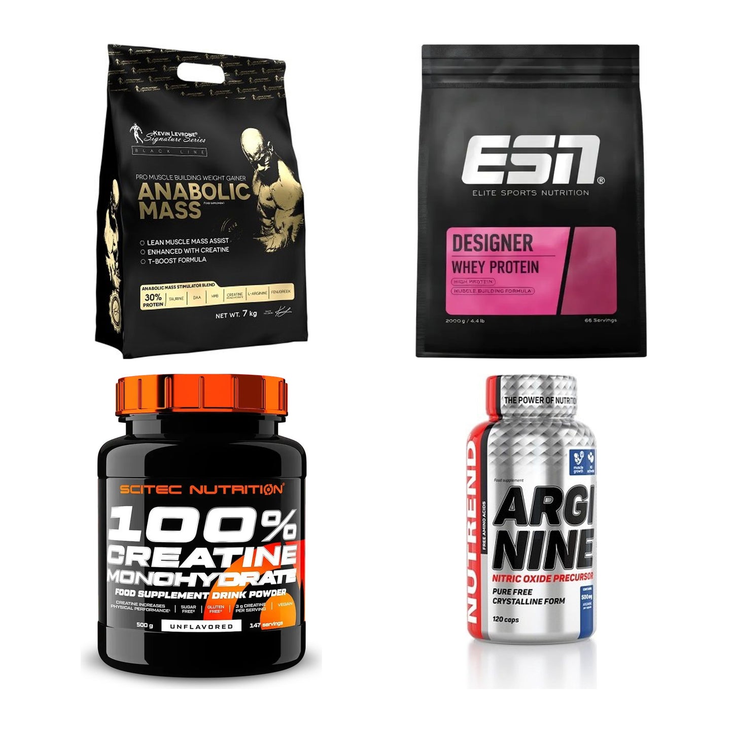Masseaufbau für Fortgeschrittene: Kevin Levrone Anabolic + 3 weitere – alle enthaltenen Artikel