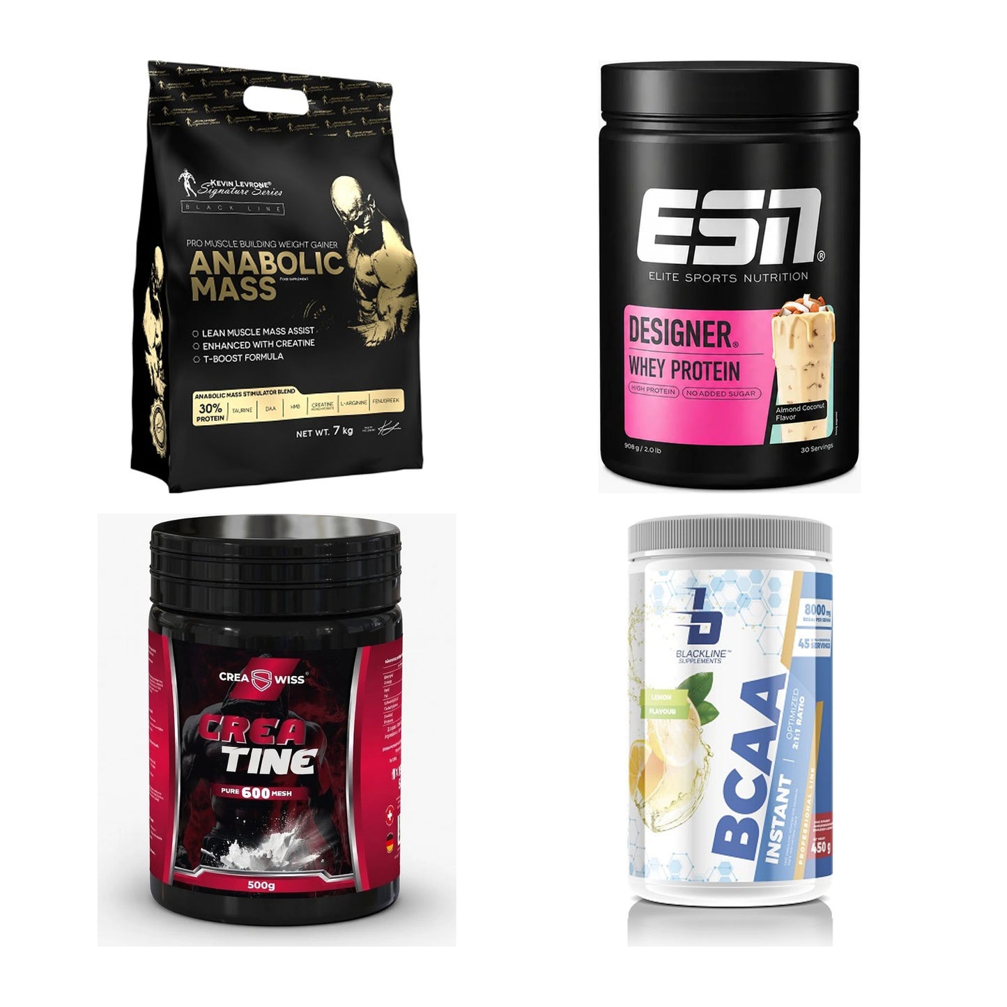 Masseaufbau für Fortgeschrittene: Kevin Levrone Anabolic + 3 weitere – alle enthaltenen Artikel