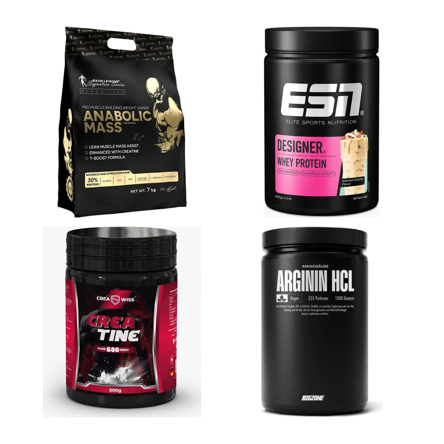 Masseaufbau für Fortgeschrittene: Kevin Levrone Anabolic + 3 weitere – alle enthaltenen Artikel