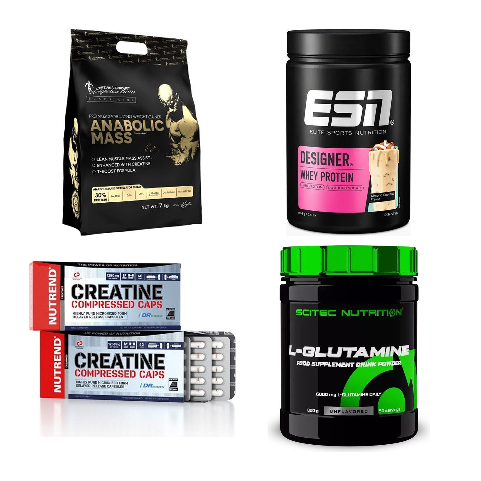 Masseaufbau für Fortgeschrittene: Kevin Levrone Anabolic + 3 weitere – alle enthaltenen Artikel