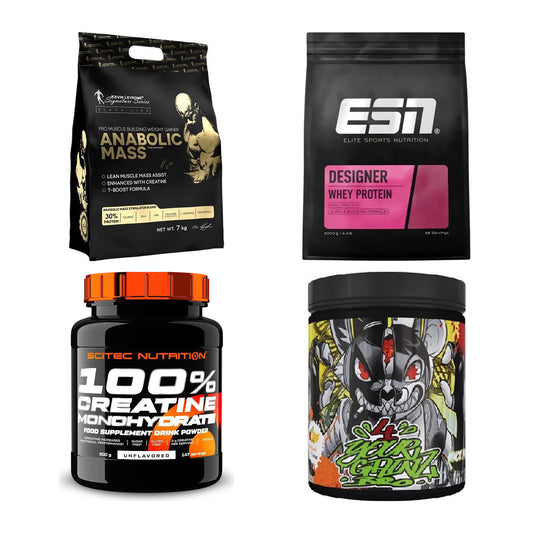 Masseaufbau für Fortgeschrittene: Kevin Levrone Anabolic + 3 weitere – alle enthaltenen Artikel