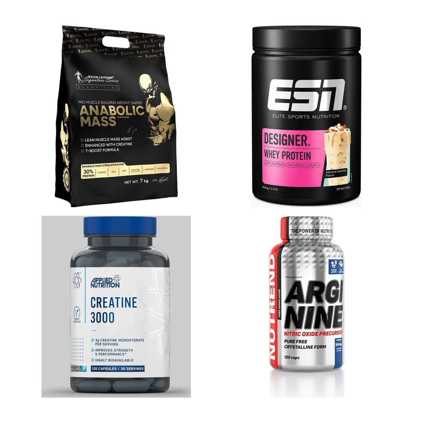 Masseaufbau für Fortgeschrittene: Kevin Levrone Anabolic + 3 weitere – alle enthaltenen Artikel