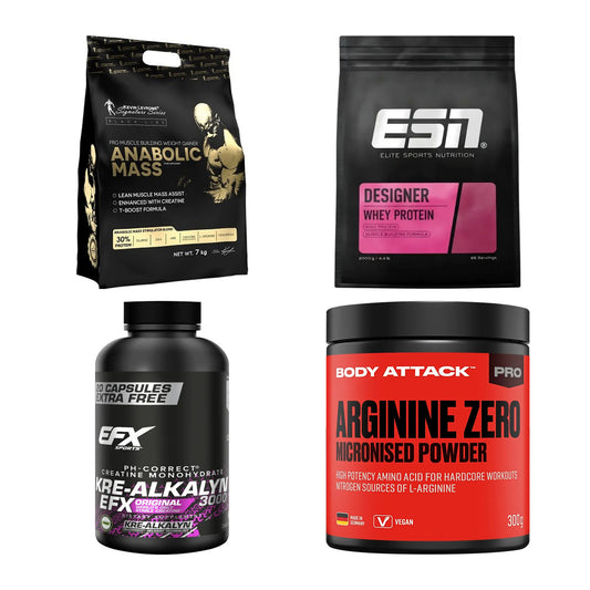 Masseaufbau für Fortgeschrittene: Kevin Levrone Anabolic + 3 weitere – alle enthaltenen Artikel