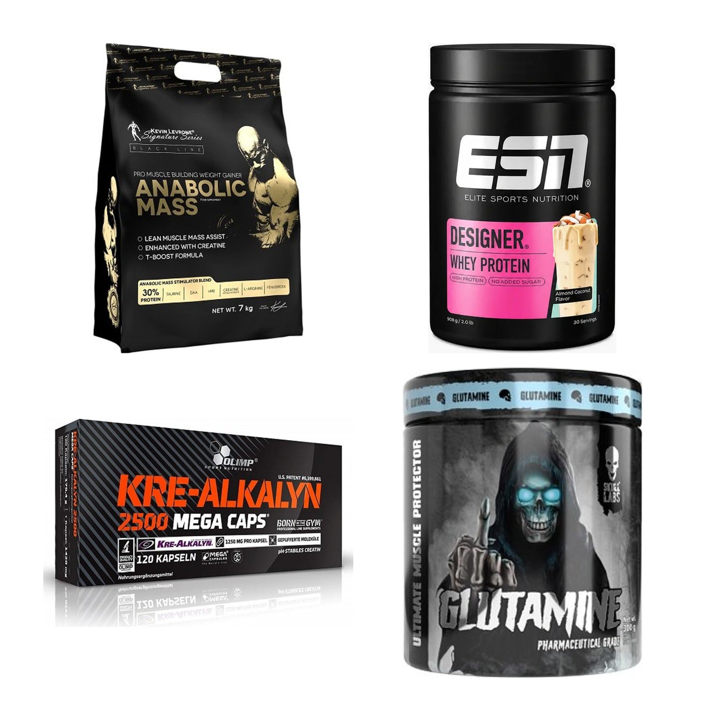 Masseaufbau für Fortgeschrittene: Kevin Levrone Anabolic + 3 weitere – alle enthaltenen Artikel