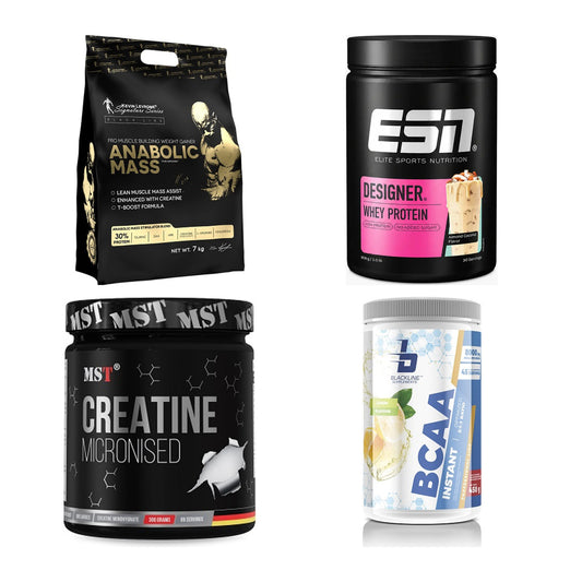 Masseaufbau für Fortgeschrittene: Kevin Levrone Anabolic + 3 weitere – alle enthaltenen Artikel