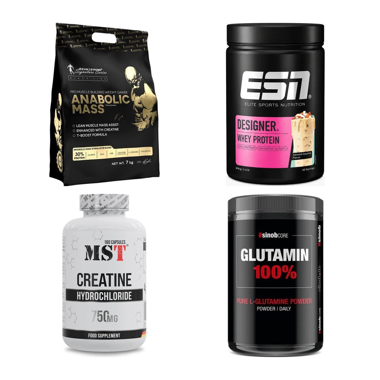 Masseaufbau für Fortgeschrittene: Kevin Levrone Anabolic + 3 weitere – alle enthaltenen Artikel