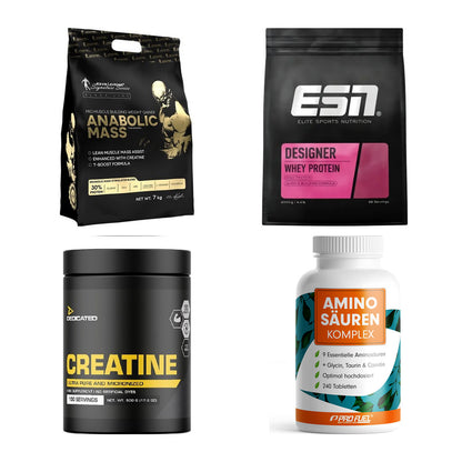 Masseaufbau für Fortgeschrittene: Kevin Levrone Anabolic + 3 weitere – alle enthaltenen Artikel
