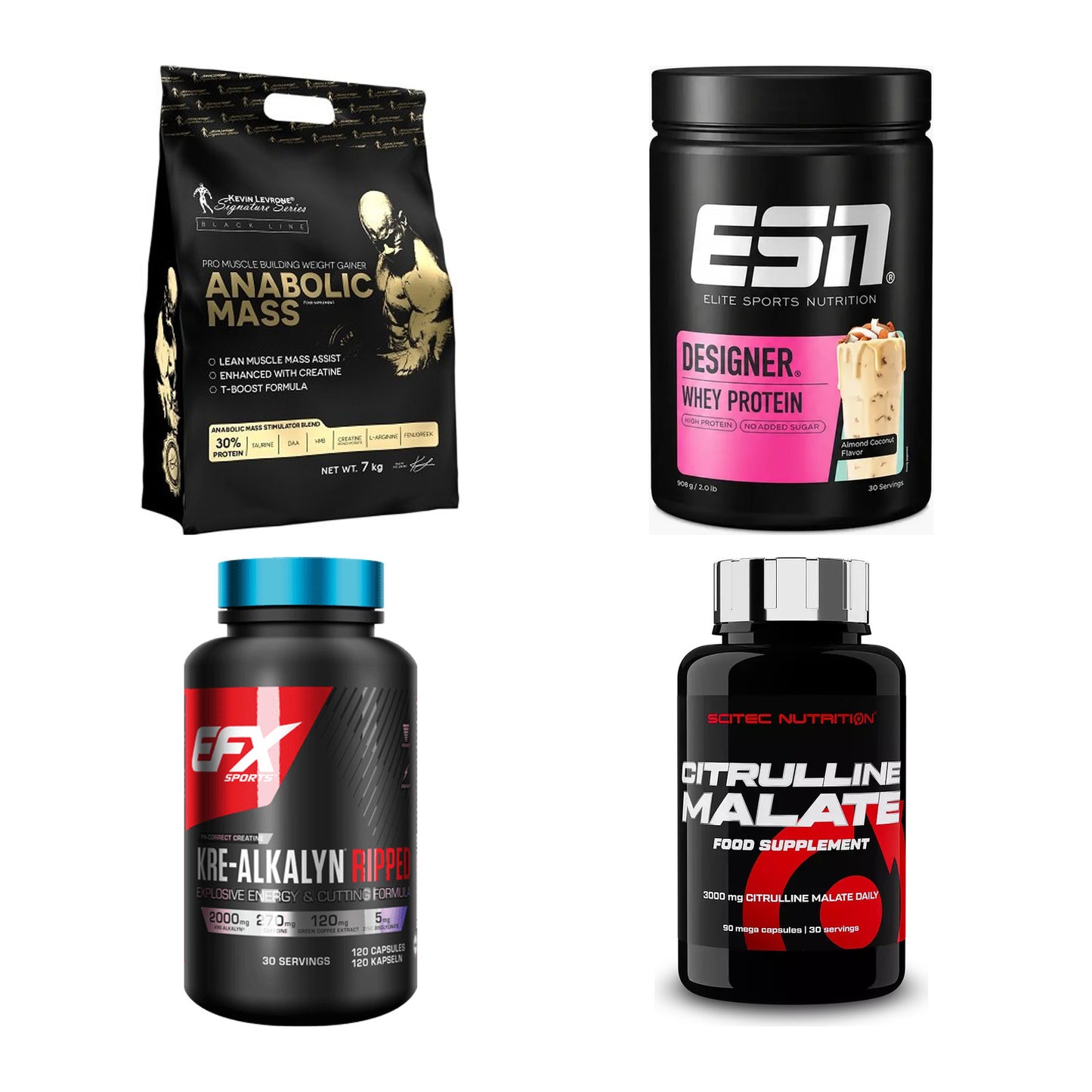 Masseaufbau für Fortgeschrittene: Kevin Levrone Anabolic + 3 weitere – alle enthaltenen Artikel
