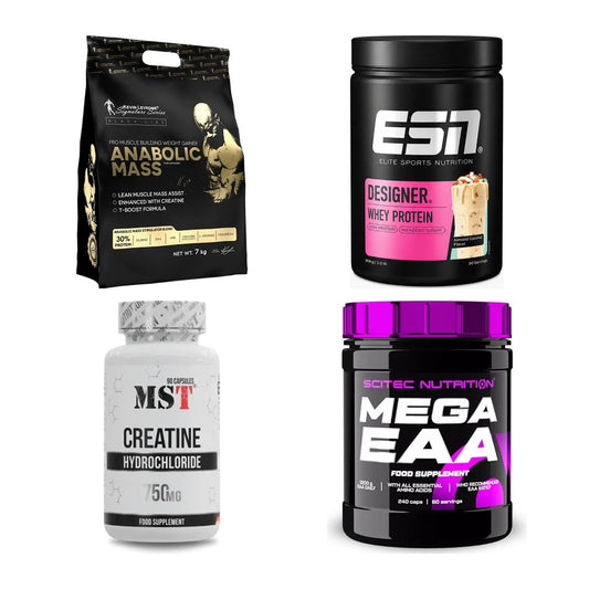 Masseaufbau für Fortgeschrittene: Kevin Levrone Anabolic + 3 weitere – alle enthaltenen Artikel