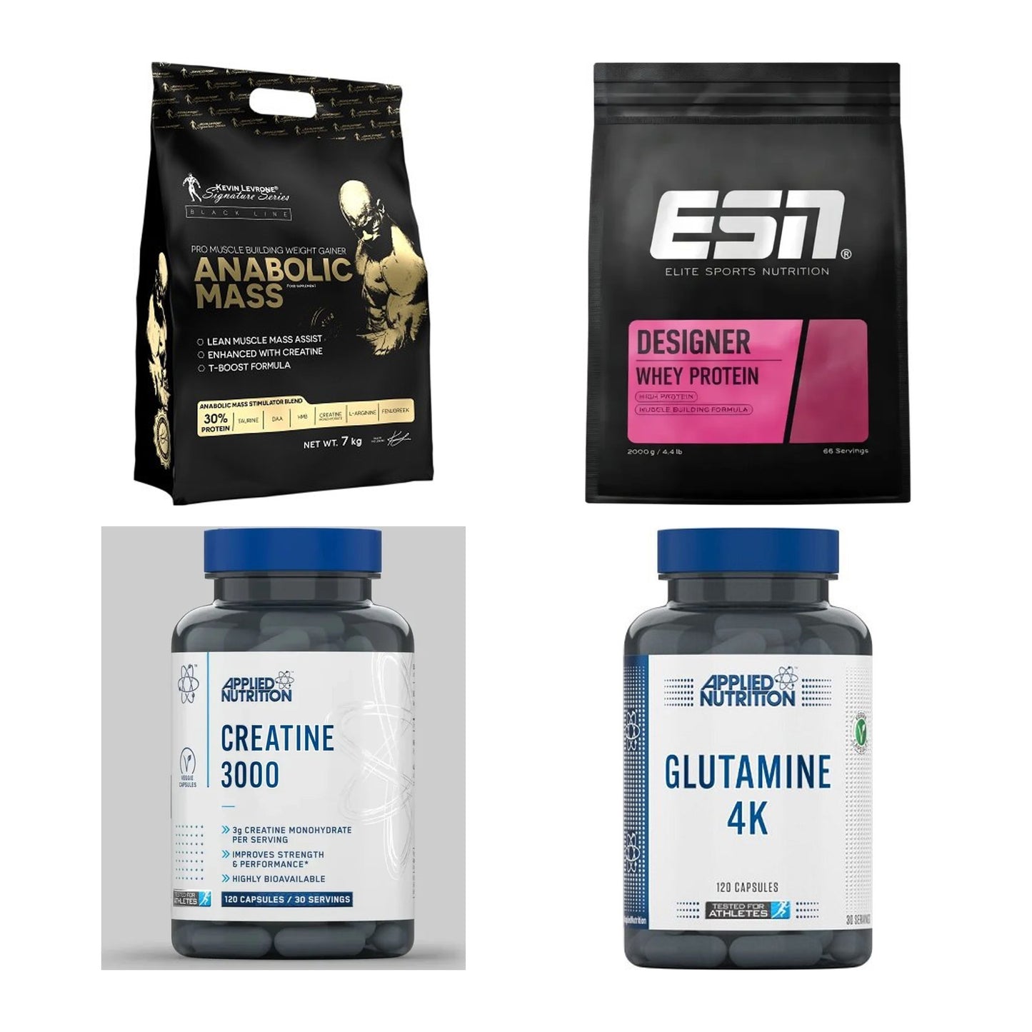 Masseaufbau für Fortgeschrittene: Kevin Levrone Anabolic + 3 weitere – alle enthaltenen Artikel