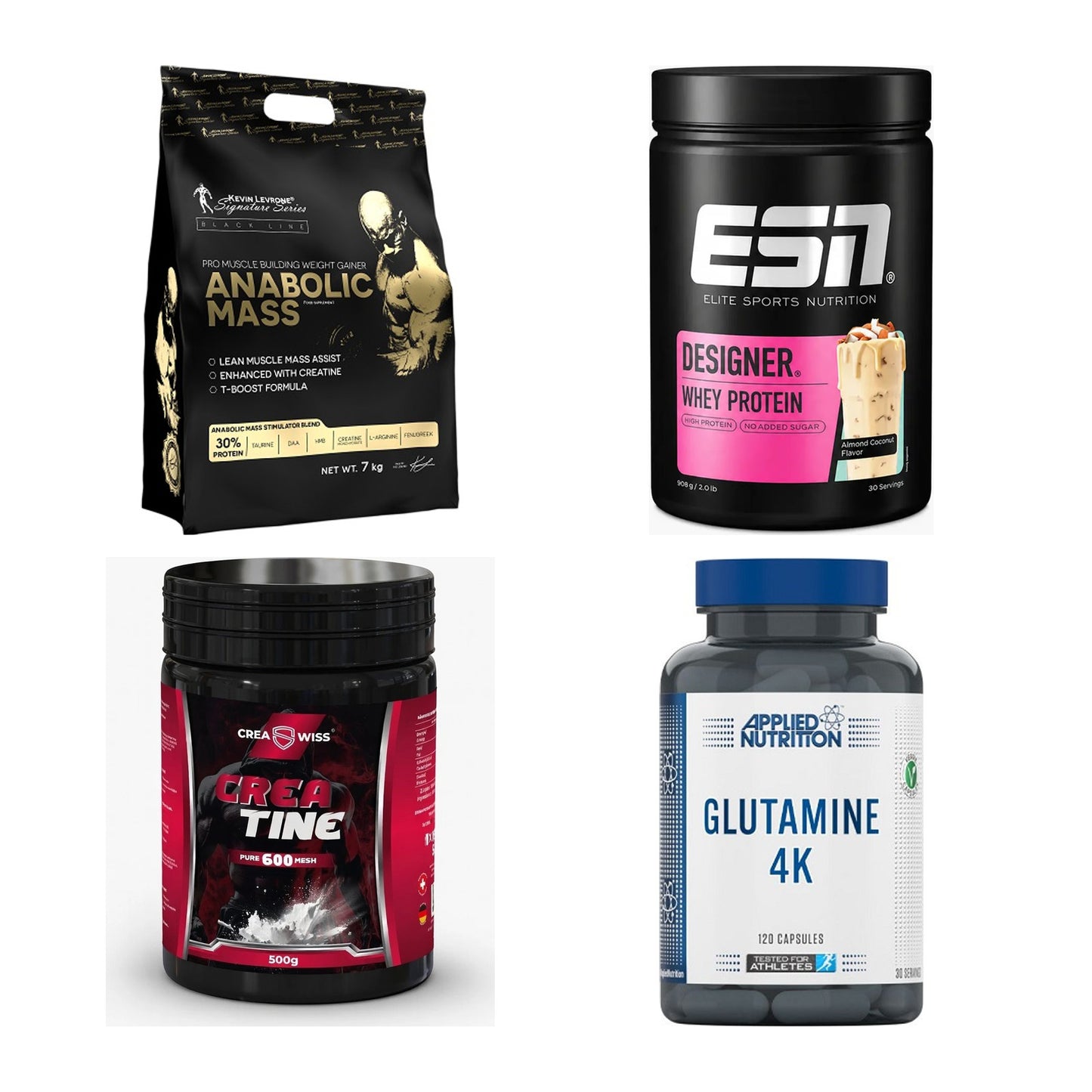 Masseaufbau für Fortgeschrittene: Kevin Levrone Anabolic + 3 weitere – alle enthaltenen Artikel