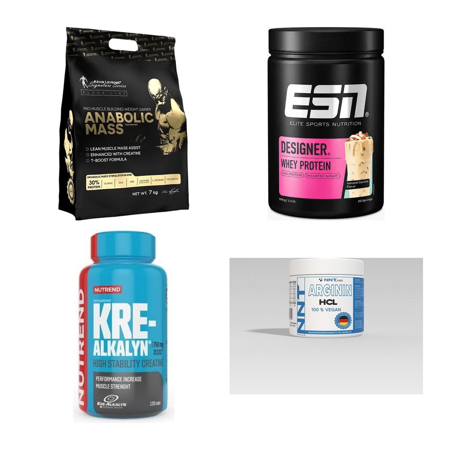 Masseaufbau für Fortgeschrittene: Kevin Levrone Anabolic + 3 weitere – alle enthaltenen Artikel