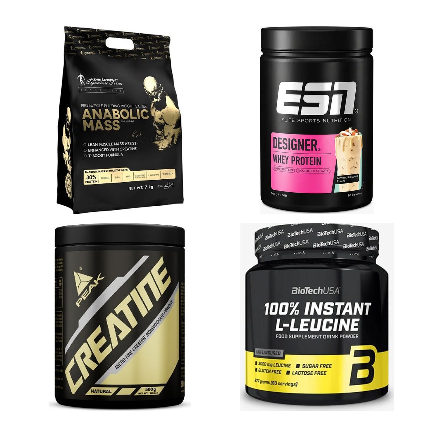 Masseaufbau für Fortgeschrittene: Kevin Levrone Anabolic + 3 weitere – alle enthaltenen Artikel