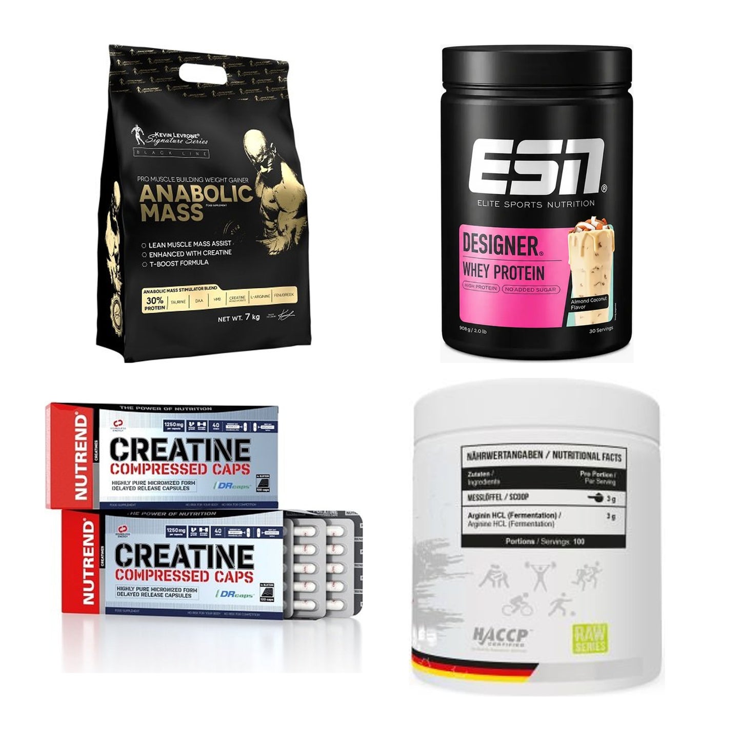 Masseaufbau für Fortgeschrittene: Kevin Levrone Anabolic + 3 weitere – alle enthaltenen Artikel