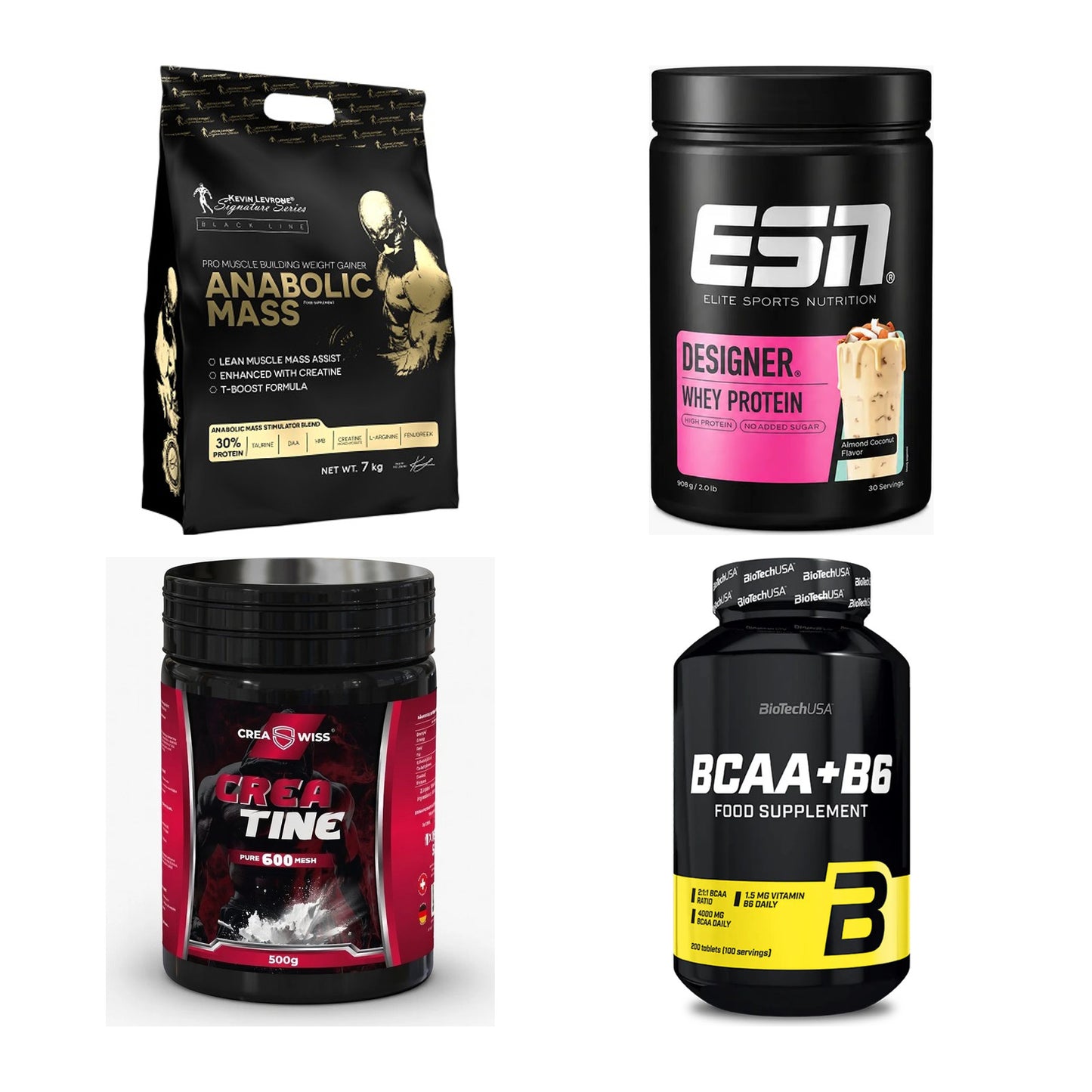 Masseaufbau für Fortgeschrittene: Kevin Levrone Anabolic + 3 weitere – alle enthaltenen Artikel
