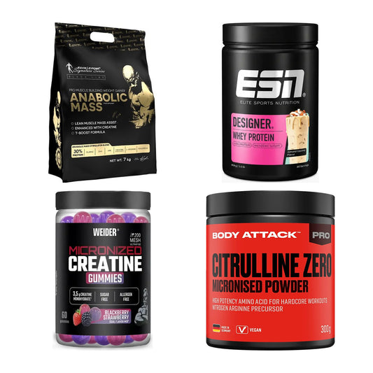 Masseaufbau für Fortgeschrittene: Kevin Levrone Anabolic + 3 weitere – alle enthaltenen Artikel
