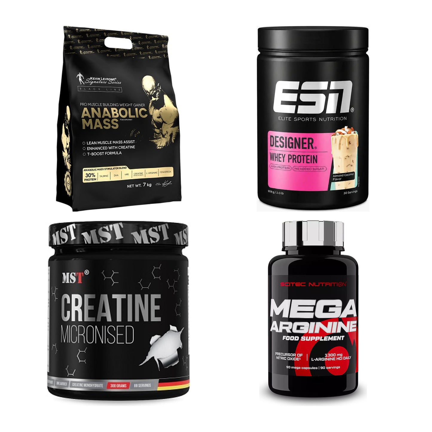 Masseaufbau für Fortgeschrittene: Kevin Levrone Anabolic + 3 weitere – alle enthaltenen Artikel