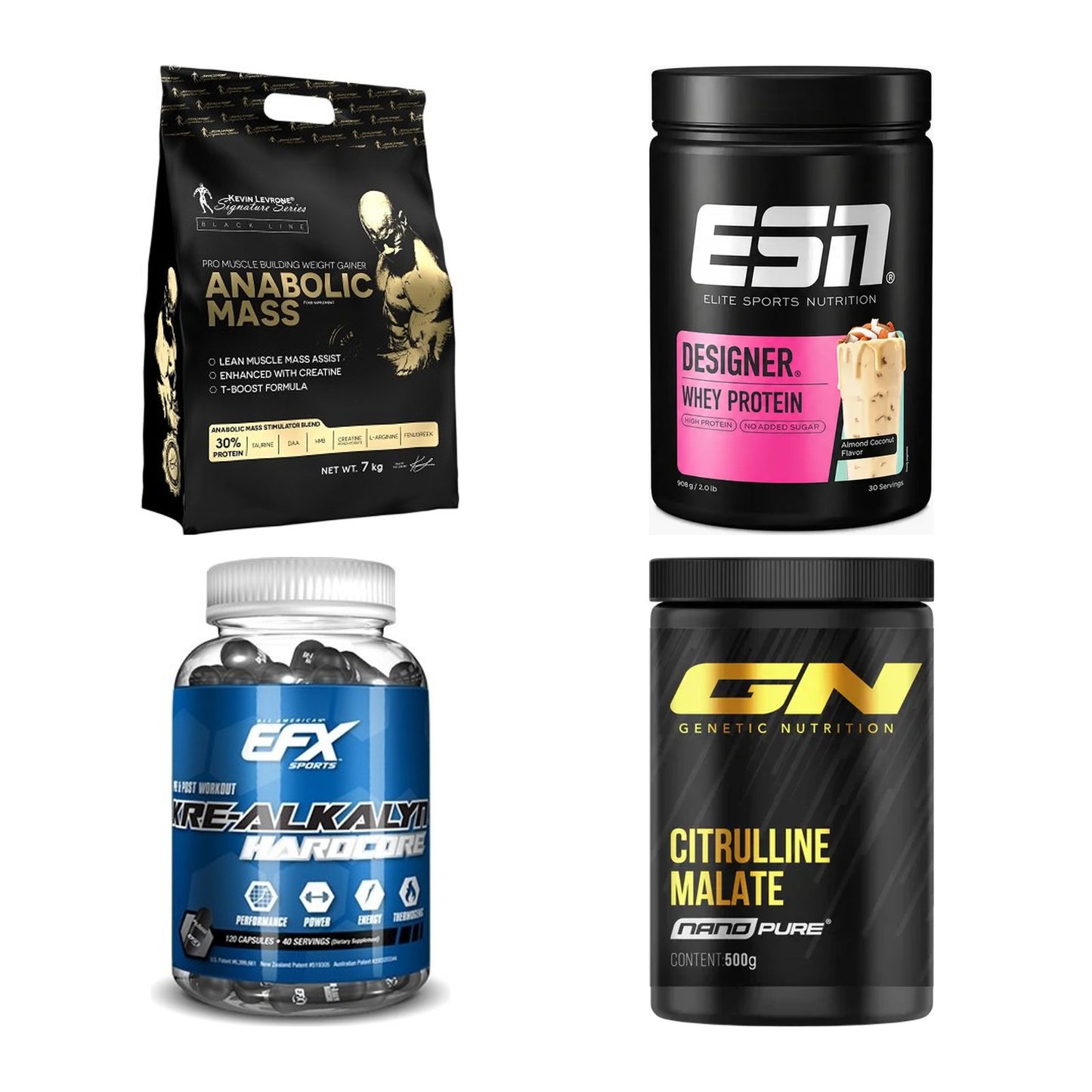 Masseaufbau für Fortgeschrittene: Kevin Levrone Anabolic + 3 weitere – alle enthaltenen Artikel