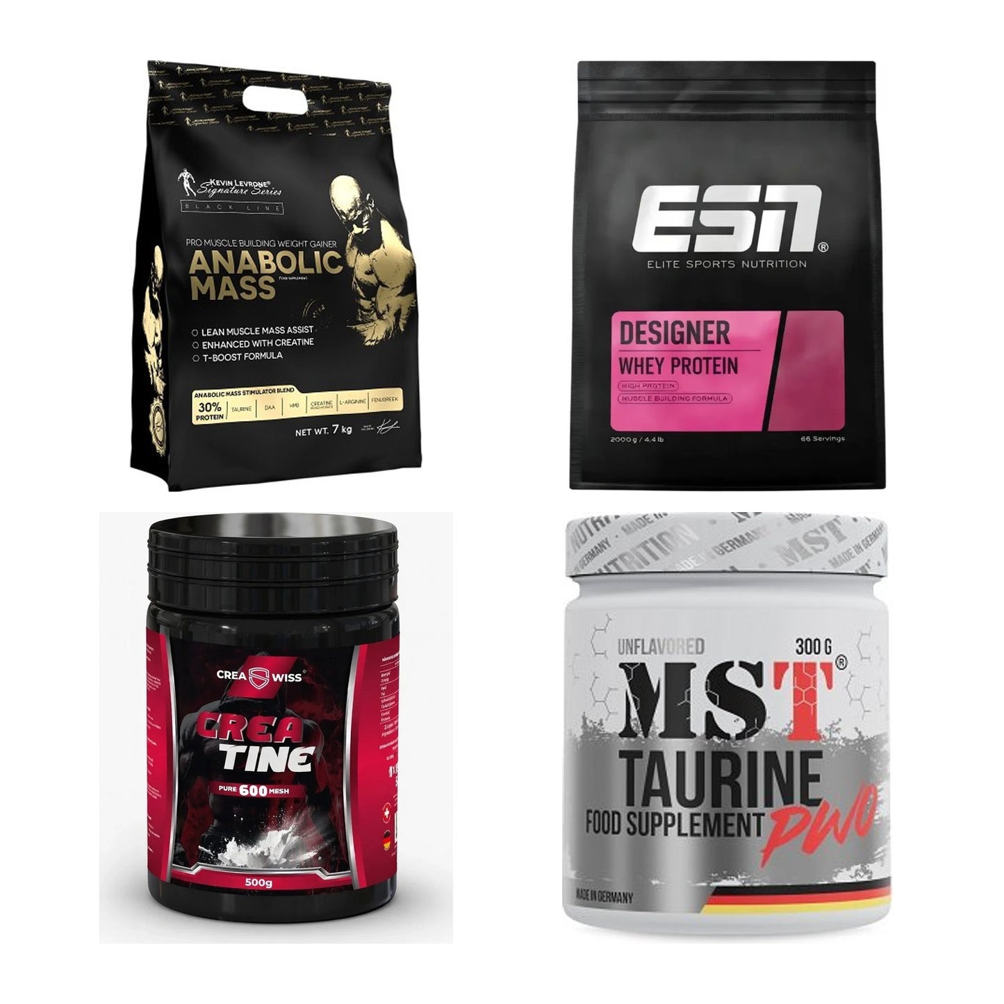 Masseaufbau für Fortgeschrittene: Kevin Levrone Anabolic + 3 weitere – alle enthaltenen Artikel