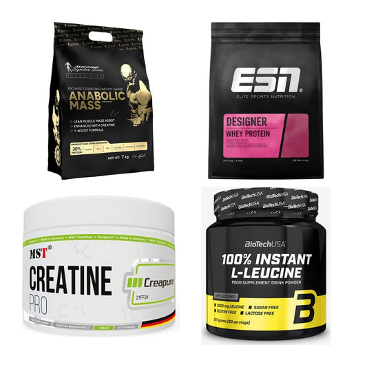 Masseaufbau für Fortgeschrittene: Kevin Levrone Anabolic + 3 weitere – alle enthaltenen Artikel