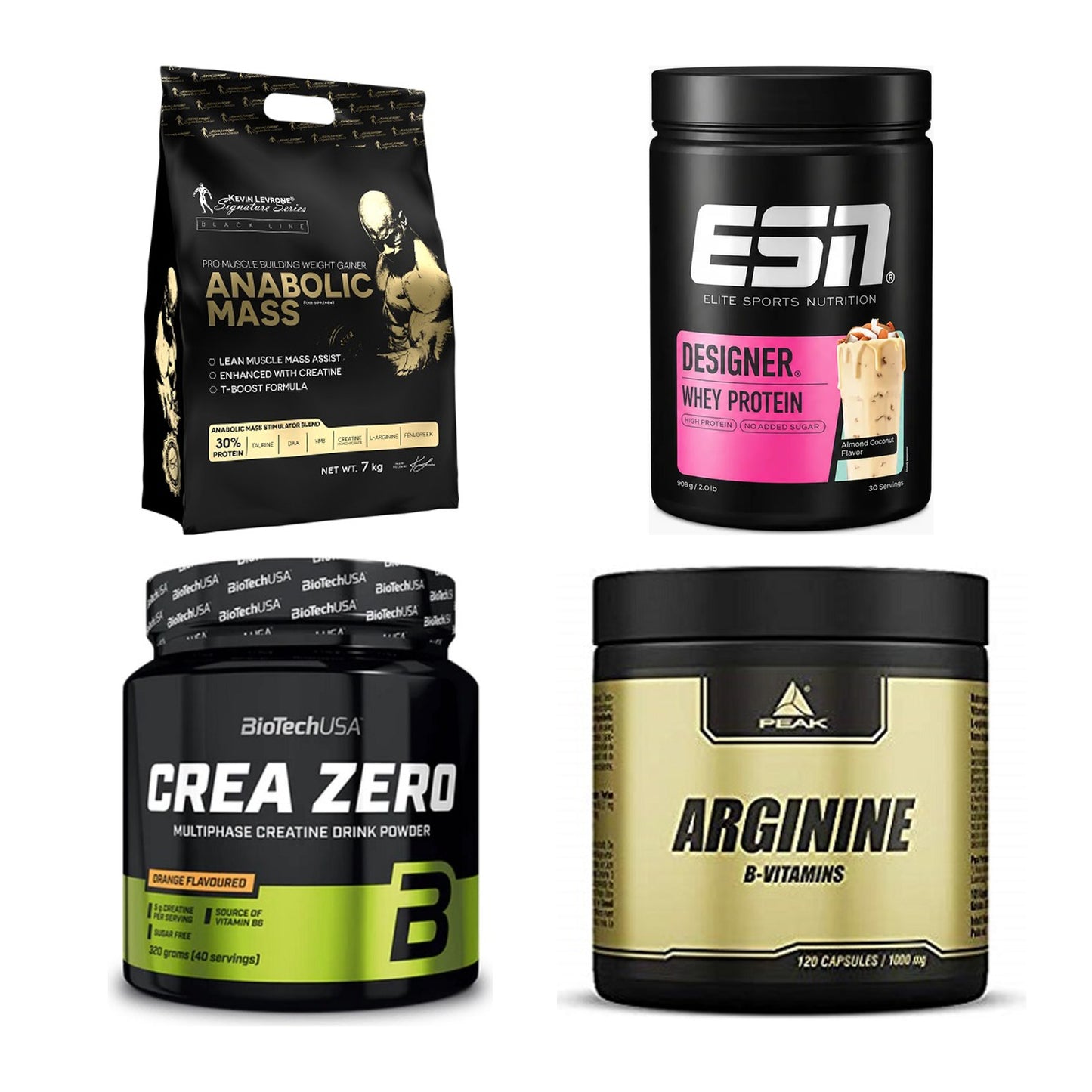 Masseaufbau für Fortgeschrittene: Kevin Levrone Anabolic + 3 weitere – alle enthaltenen Artikel
