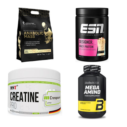 Masseaufbau für Fortgeschrittene: Kevin Levrone Anabolic + 3 weitere – alle enthaltenen Artikel