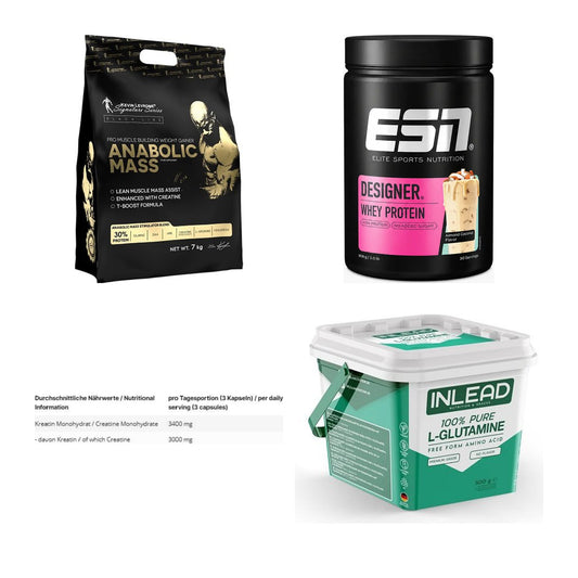 Masseaufbau für Fortgeschrittene: Kevin Levrone Anabolic + 3 weitere – alle enthaltenen Artikel