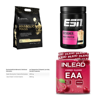 Masseaufbau für Fortgeschrittene: Kevin Levrone Anabolic + 3 weitere – alle enthaltenen Artikel