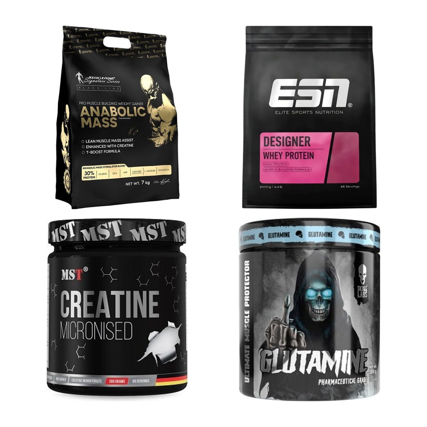 Masseaufbau für Fortgeschrittene: Kevin Levrone Anabolic + 3 weitere – alle enthaltenen Artikel