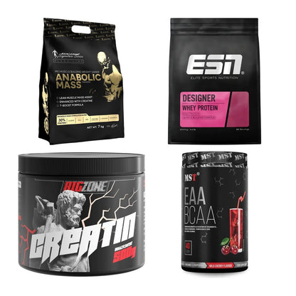 Masseaufbau für Fortgeschrittene: Kevin Levrone Anabolic + 3 weitere – alle enthaltenen Artikel