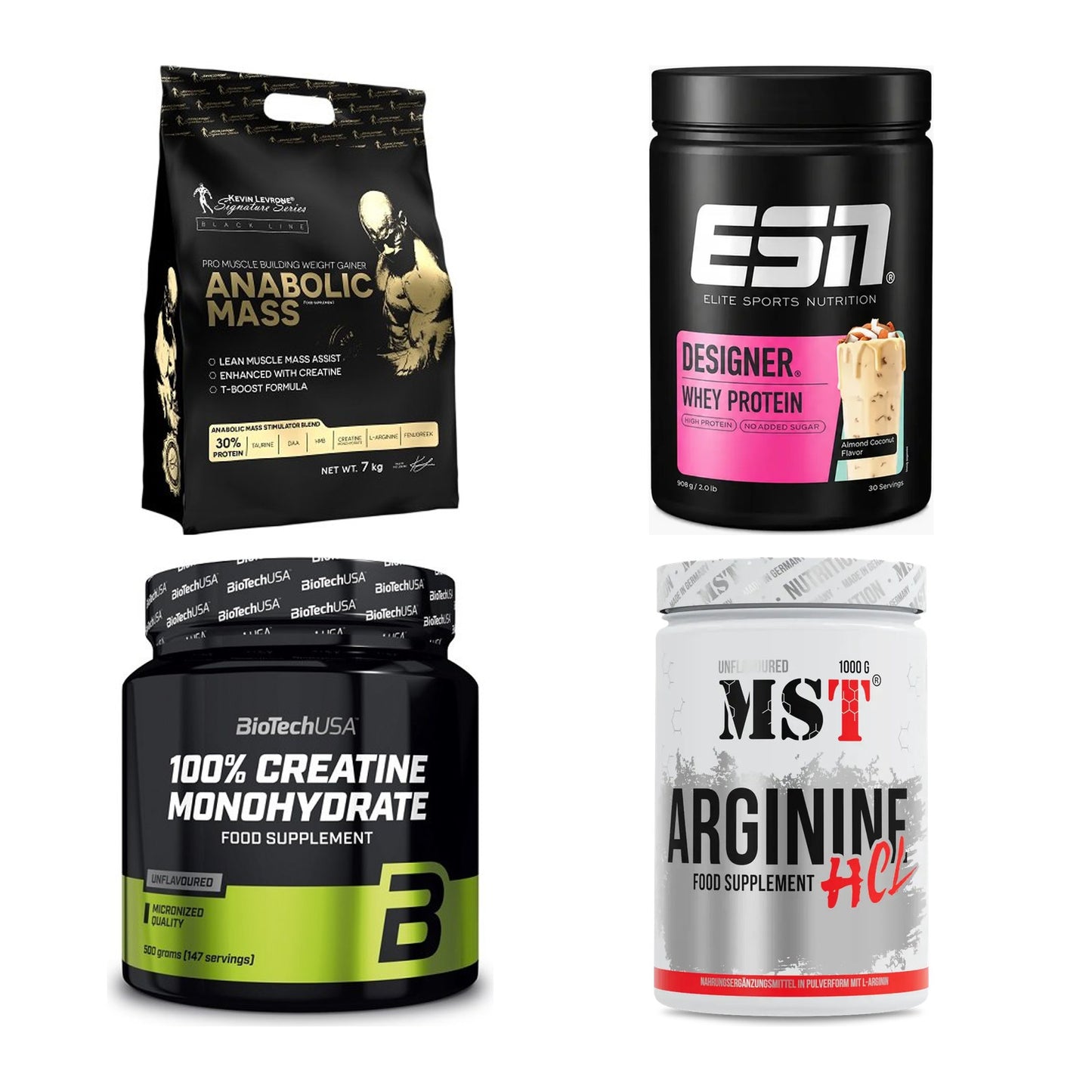 Masseaufbau für Fortgeschrittene: Kevin Levrone Anabolic + 3 weitere – alle enthaltenen Artikel