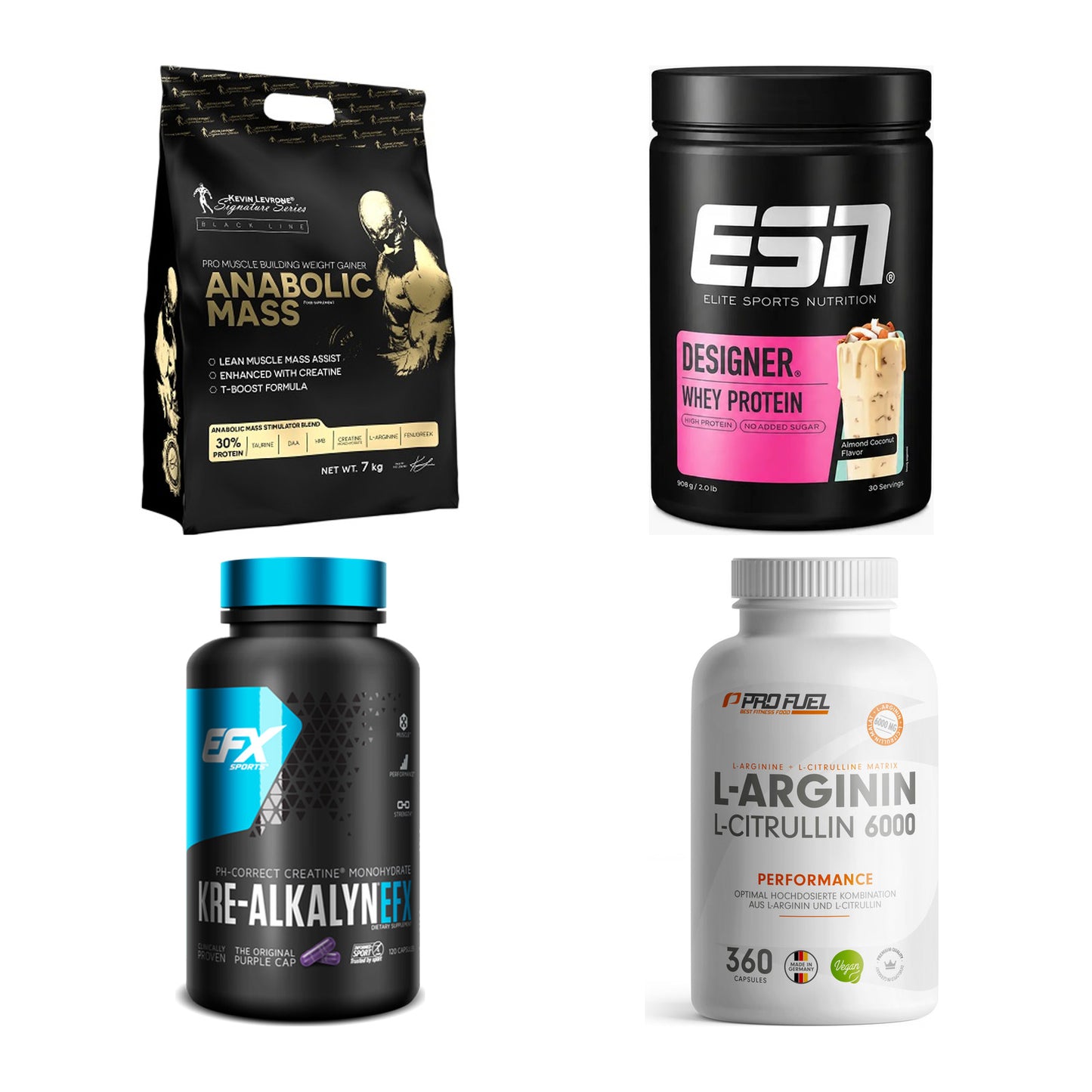 Masseaufbau für Fortgeschrittene: Kevin Levrone Anabolic + 3 weitere – alle enthaltenen Artikel