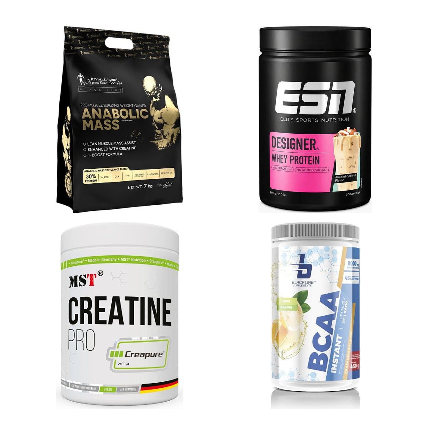 Masseaufbau für Fortgeschrittene: Kevin Levrone Anabolic + 3 weitere – alle enthaltenen Artikel