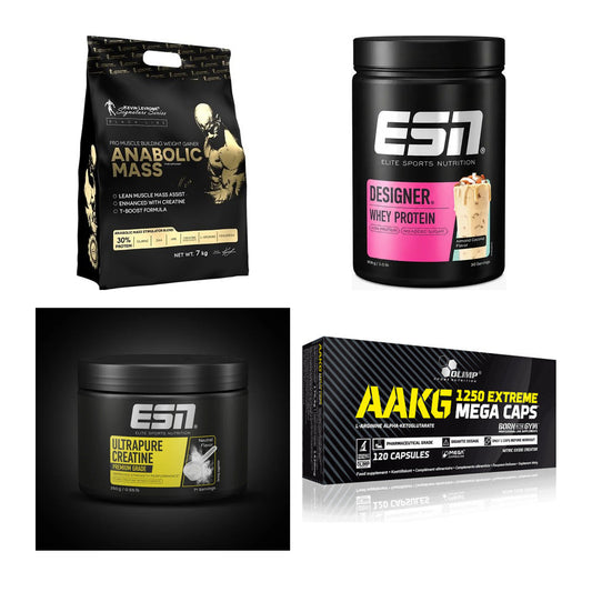 Masseaufbau für Fortgeschrittene: Kevin Levrone Anabolic + 3 weitere – alle enthaltenen Artikel