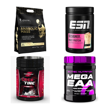 Masseaufbau für Fortgeschrittene: Kevin Levrone Anabolic + 3 weitere – alle enthaltenen Artikel