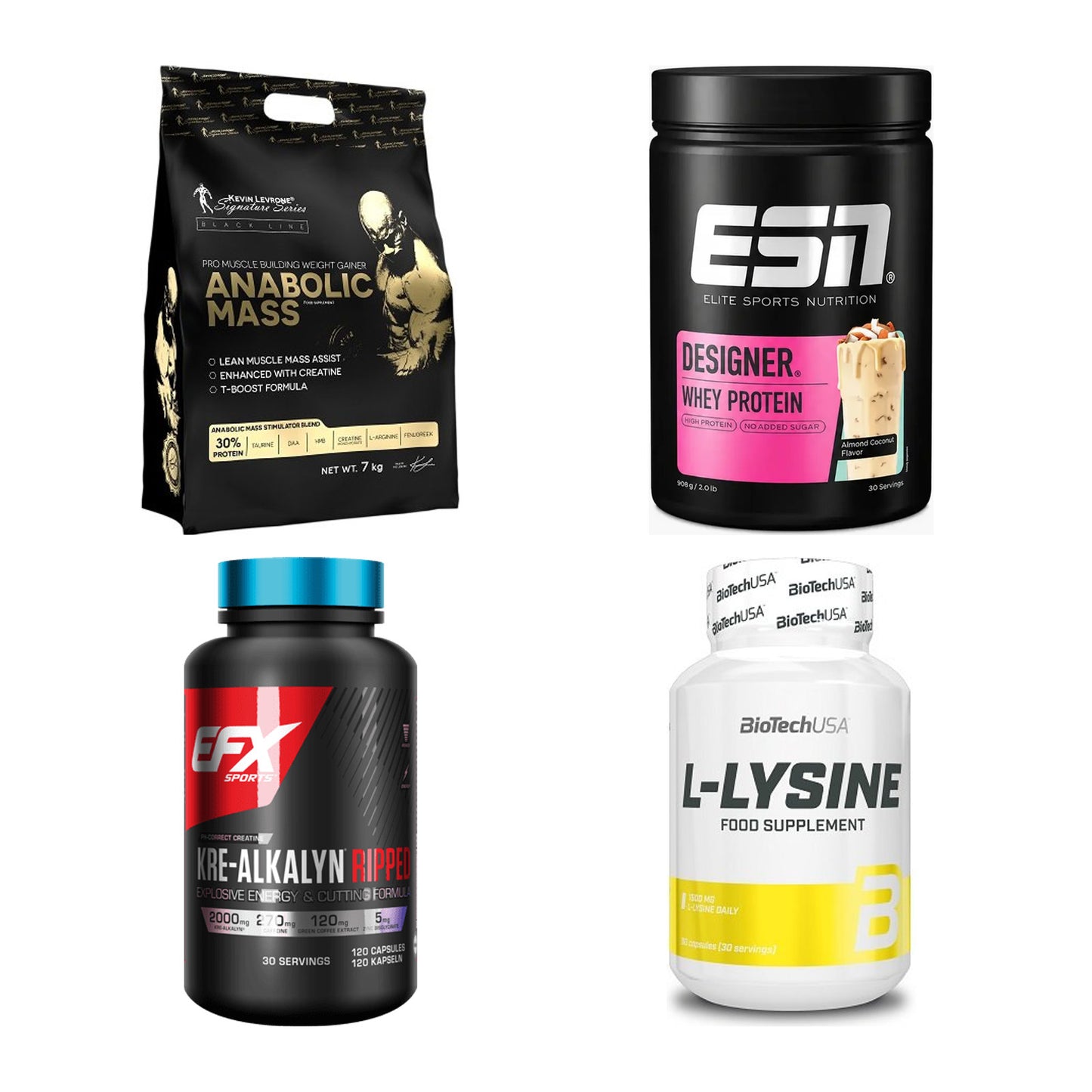 Masseaufbau für Fortgeschrittene: Kevin Levrone Anabolic + 3 weitere – alle enthaltenen Artikel