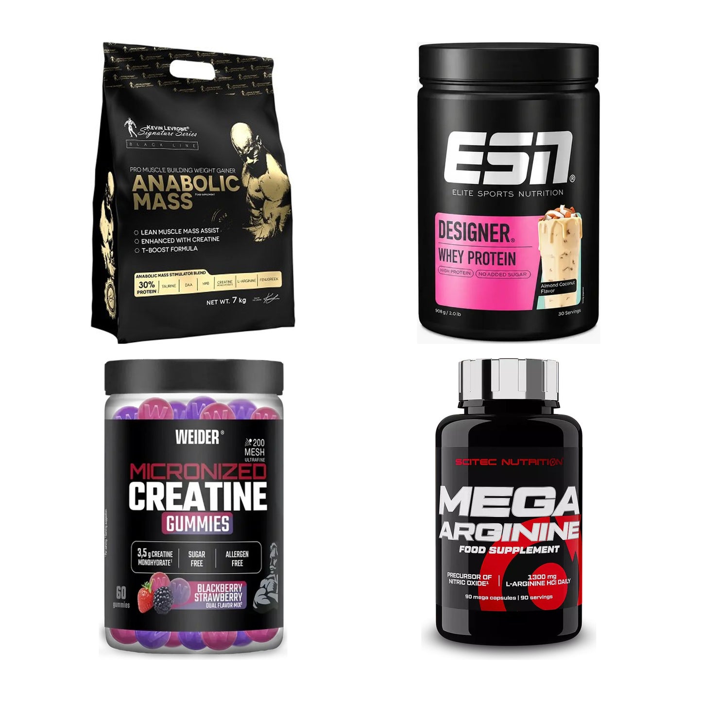 Masseaufbau für Fortgeschrittene: Kevin Levrone Anabolic + 3 weitere – alle enthaltenen Artikel