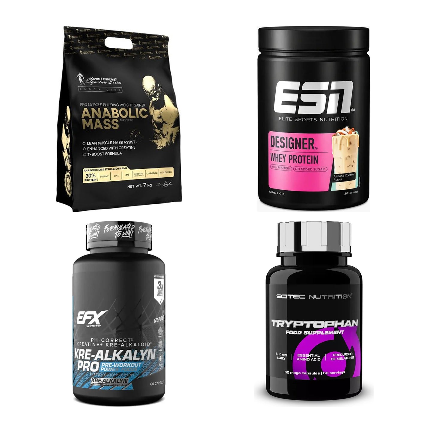 Masseaufbau für Fortgeschrittene: Kevin Levrone Anabolic + 3 weitere – alle enthaltenen Artikel