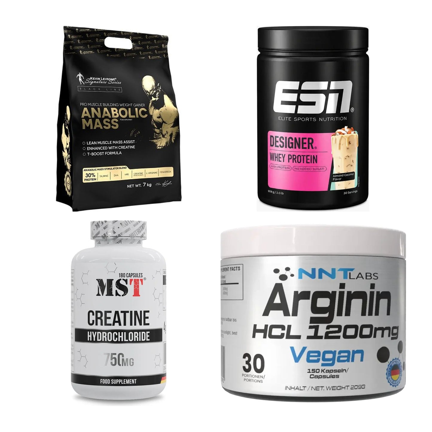 Masseaufbau für Fortgeschrittene: Kevin Levrone Anabolic + 3 weitere – alle enthaltenen Artikel
