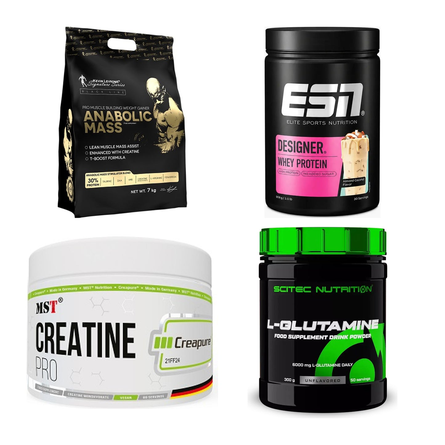 Masseaufbau für Fortgeschrittene: Kevin Levrone Anabolic + 3 weitere – alle enthaltenen Artikel