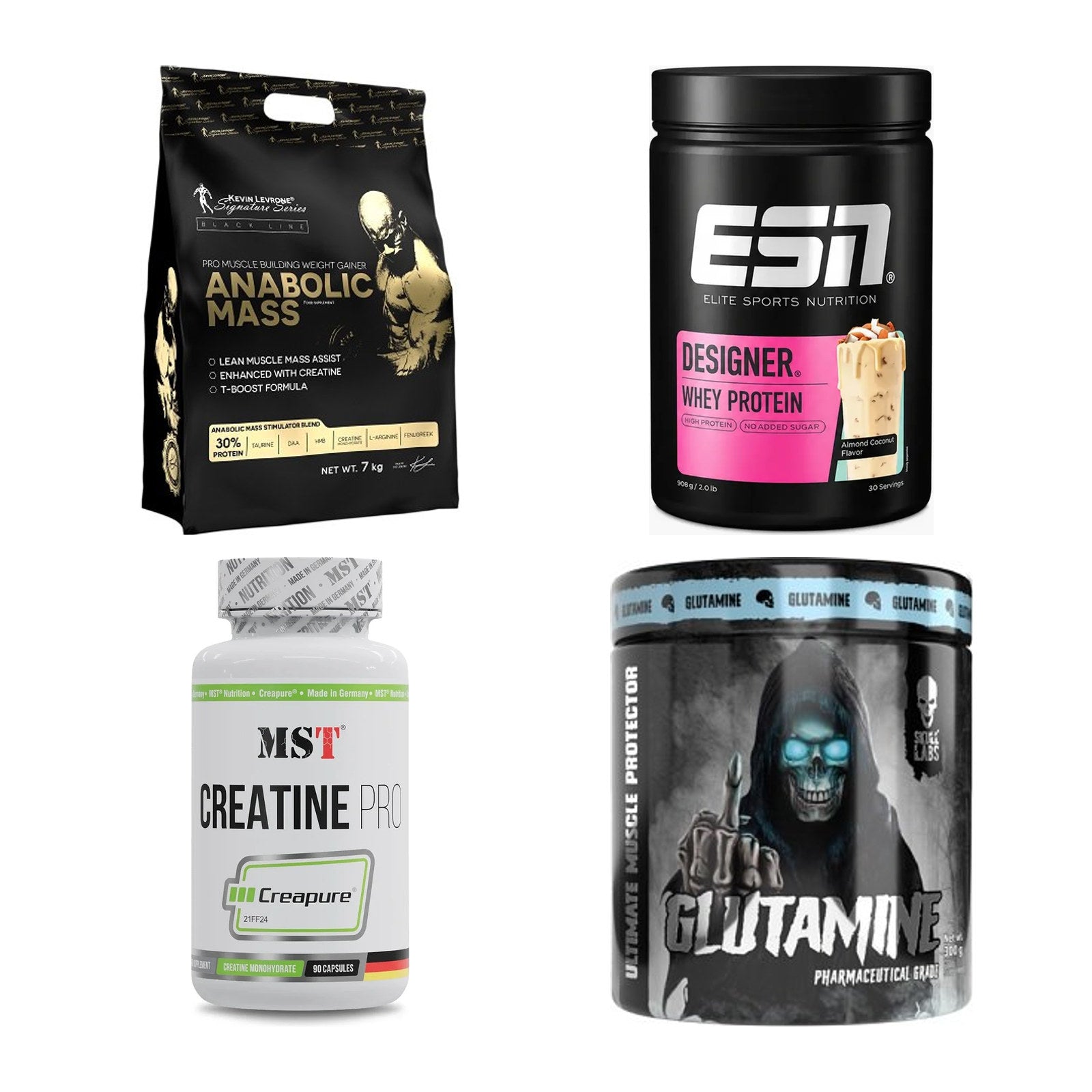 Masseaufbau für Fortgeschrittene: Kevin Levrone Anabolic + 3 weitere – alle enthaltenen Artikel