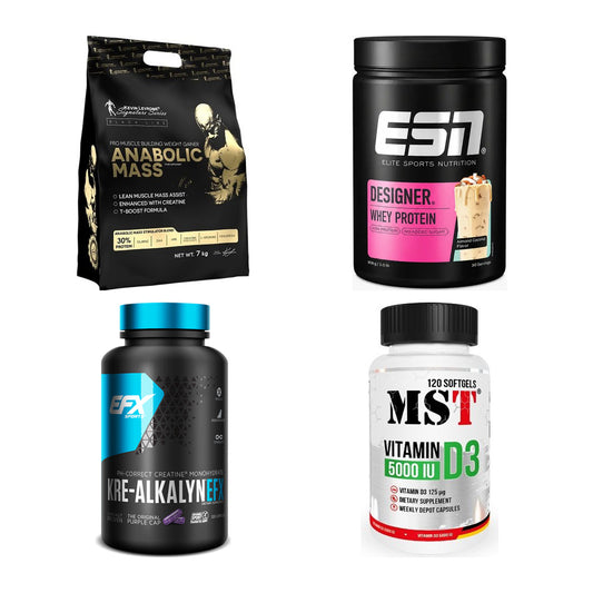 Masseaufbau für Fortgeschrittene: Kevin Levrone Anabolic + 3 weitere – alle enthaltenen Artikel