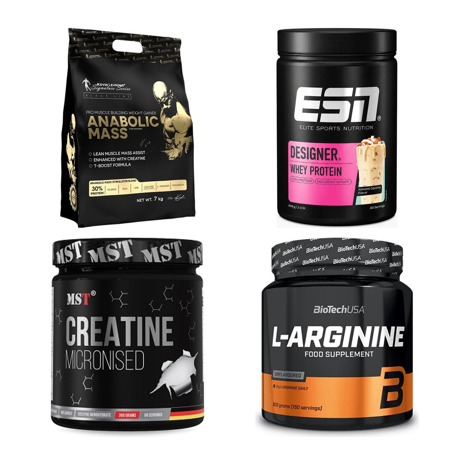 Masseaufbau für Fortgeschrittene: Kevin Levrone Anabolic + 3 weitere – alle enthaltenen Artikel
